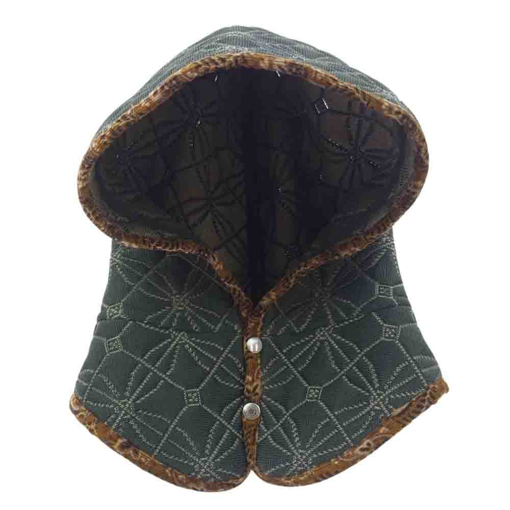 ナイスネス 22AW CHAS SRY バラクラバ ニット フード カーキ系 ブラウン系【美品】【中古】