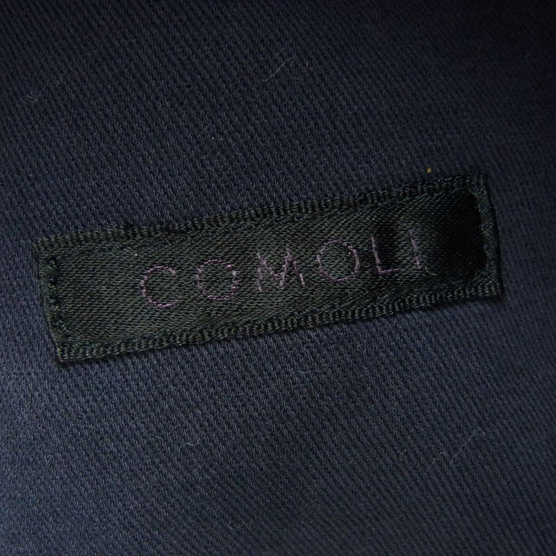 COMOLI コモリ 21AW U03-01001 製品染 テーラード ジャケット ネイビー系 2【中古】