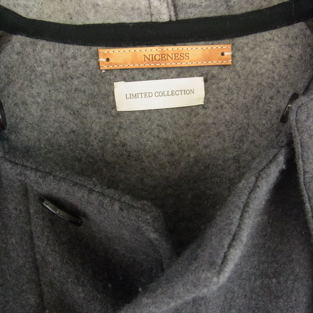 ナイスネス 21AW NN-C01WCAF21 Limited Collection OVER MARINE COAT CRMSO オーバーマリンコート クリムソ カシミヤ混 カシミア混 コート グレー系 M【中古】