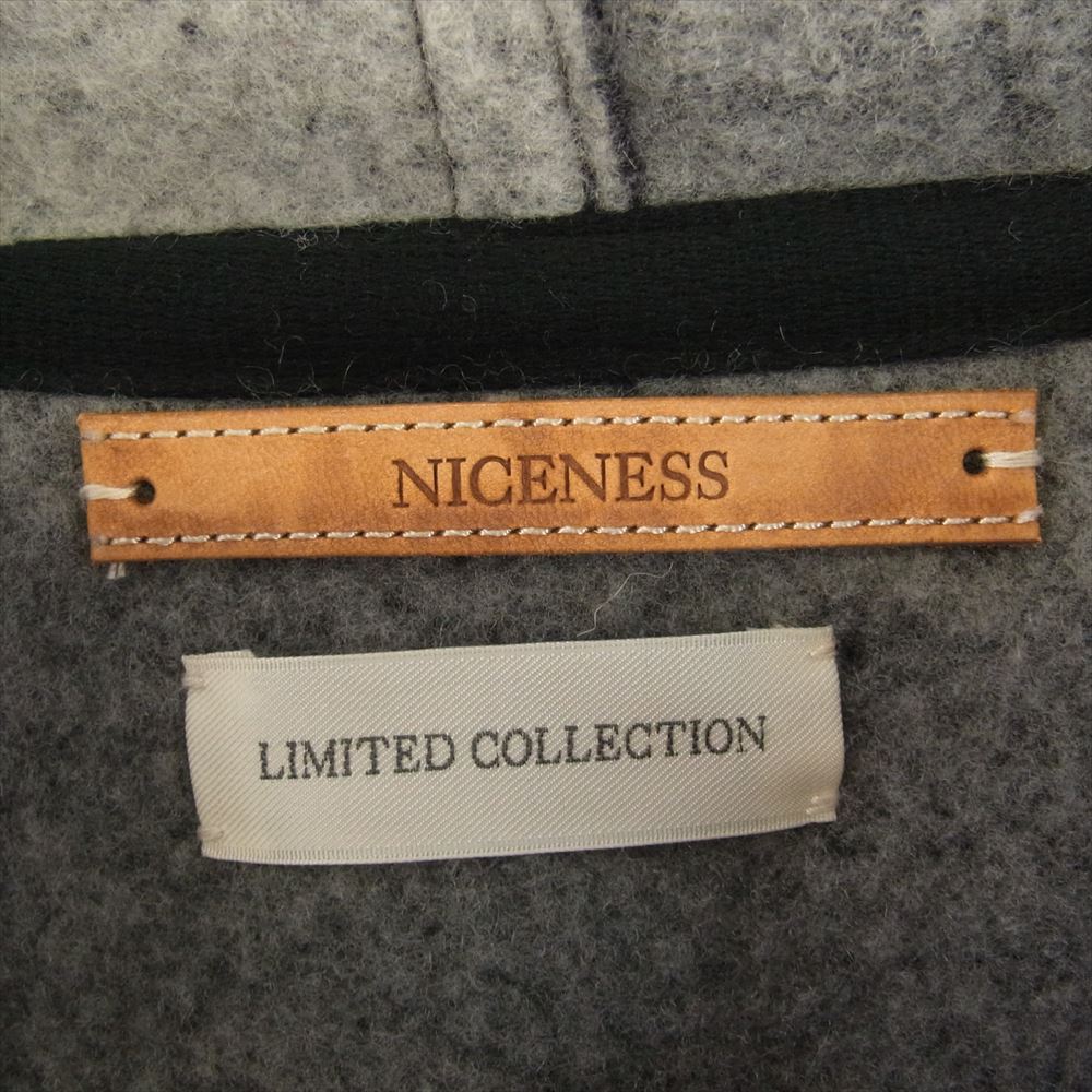 ナイスネス 21AW NN-C01WCAF21 Limited Collection OVER MARINE COAT CRMSO オーバーマリンコート クリムソ カシミヤ混 カシミア混 コート グレー系 M【中古】