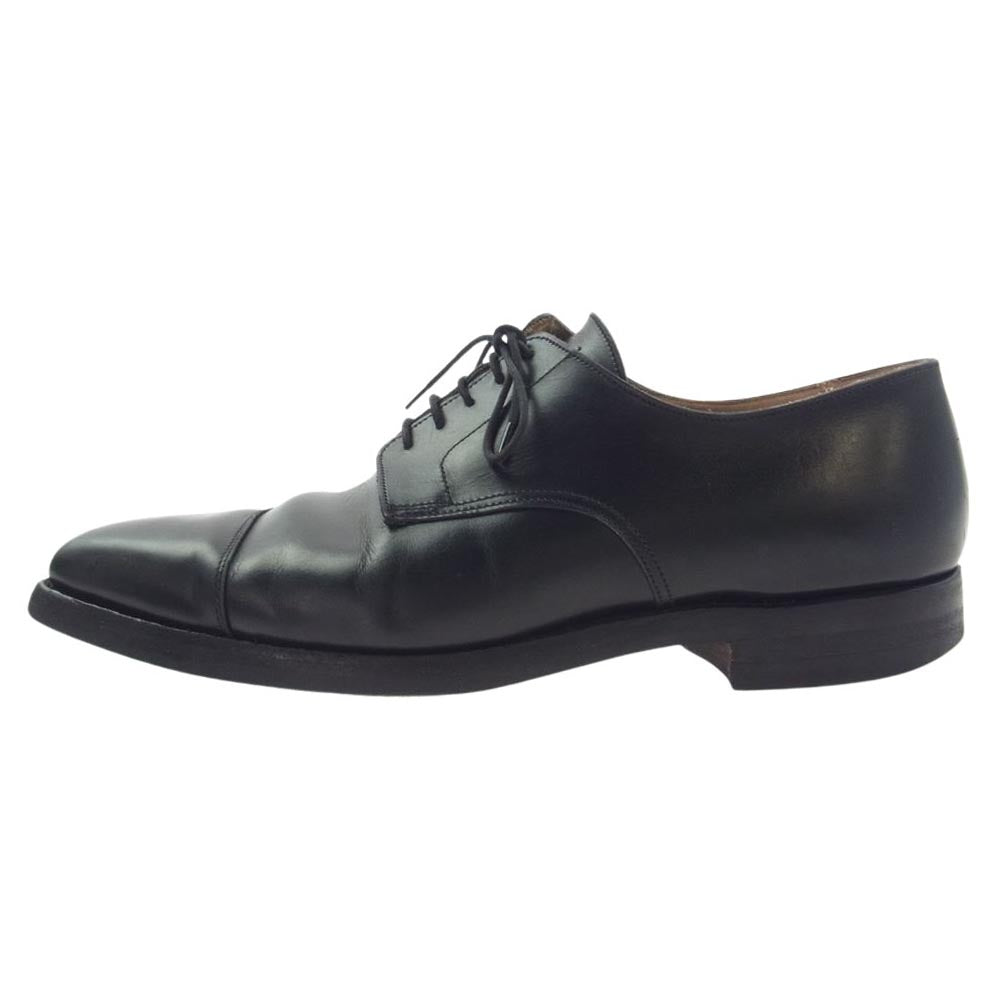CROCKETT&JONES クロケットアンドジョーンズ 25140 Norwich ノリッチ ストレートチップ レザー シューズ ブラック系 8.5【中古】