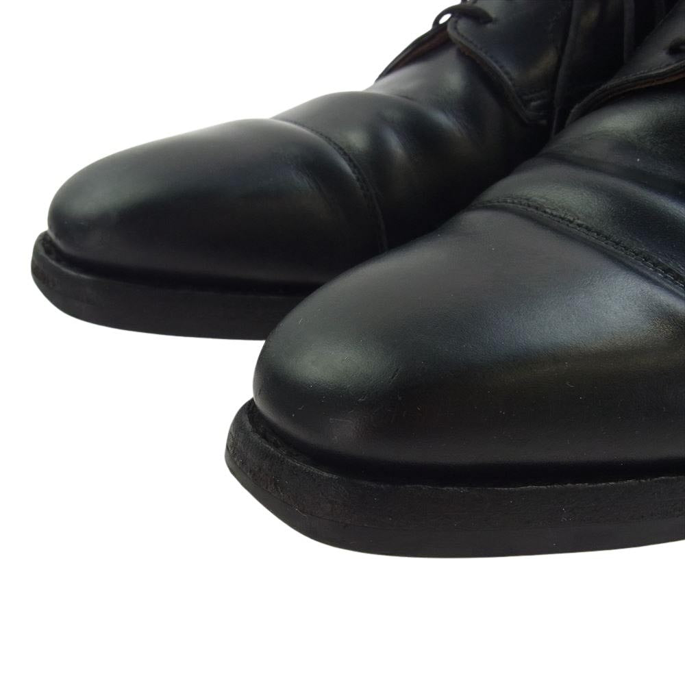 CROCKETT&JONES クロケットアンドジョーンズ 25140 Norwich ノリッチ ストレートチップ レザー シューズ ブラック系 8.5【中古】