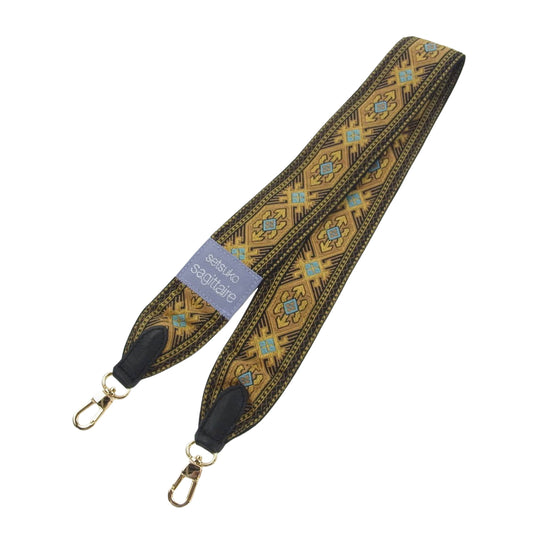 セツコサジテール チロリアン ショルダー ストラップ イエロー イエロー系【中古】