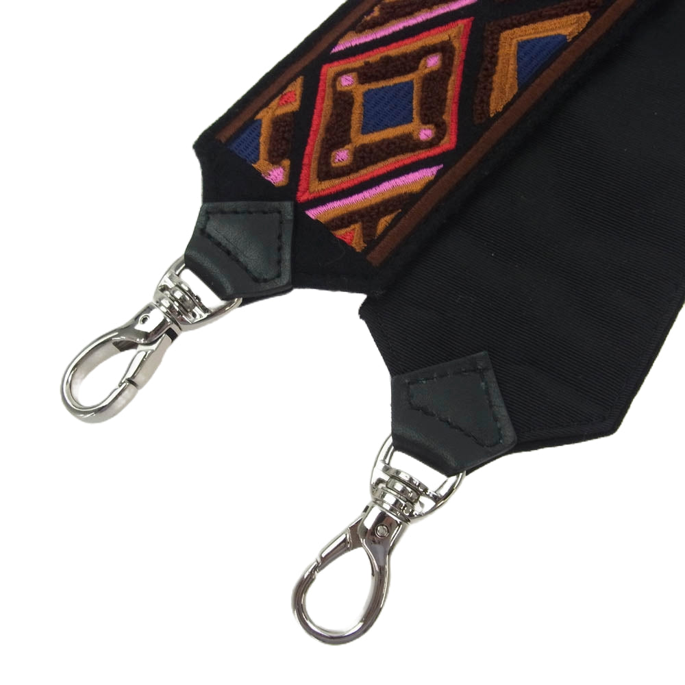 セツコサジテール SST-011 相良刺繍 赤 ショルダー ストラップ レッド マルチカラー系【中古】