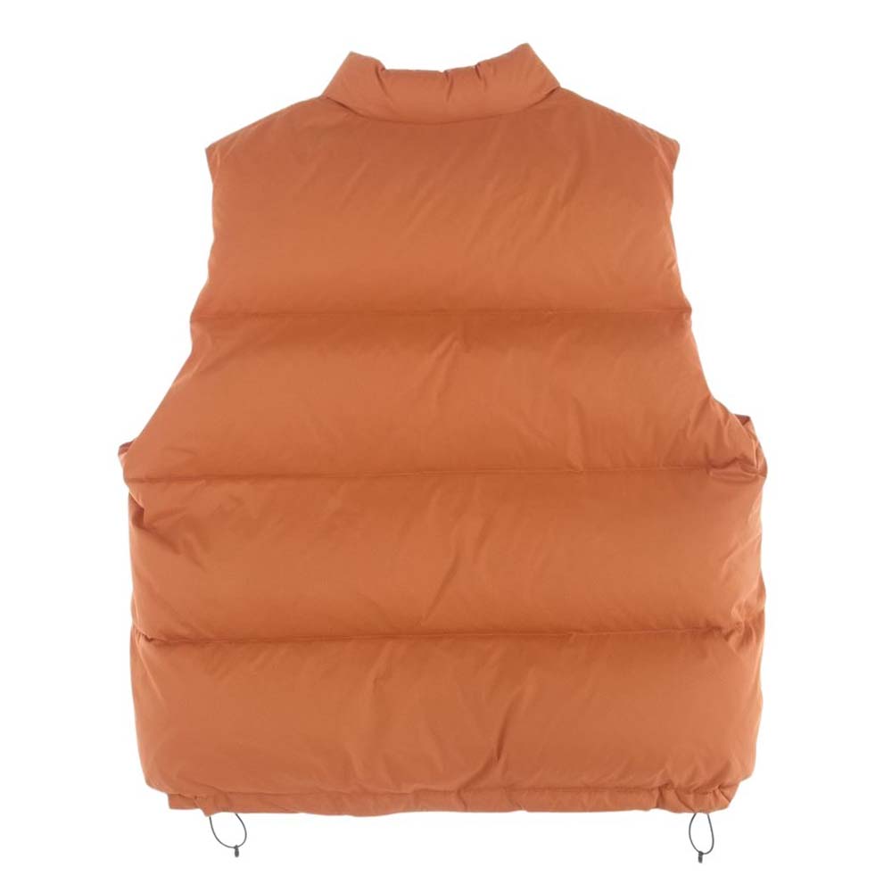 BEAMS ビームス 23AW 92-06-0049 B:MING ビーミング 河田ダウン 撥水 マウンテン ダウンベスト オレンジ系 XL【中古】