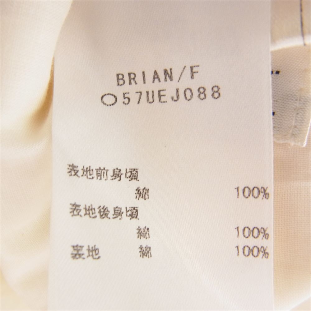 タリアトーレ 57UEJ088 × BEAMS Brilla per il gusto ビームス ブリッラペルイルグスト 別注 イタリア製 コットン ジレ ベスト オフホワイト系 48【中古】