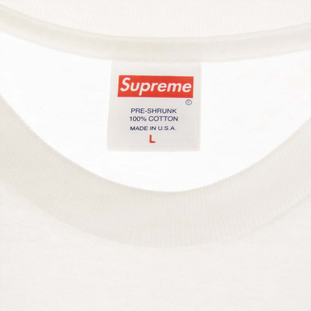 Supreme シュプリーム 20SS Loved By The Children Tee ラブ バイ ザ チルドレン キリスト 十字架 プリント 半袖 Tシャツ ホワイト系 L【中古】