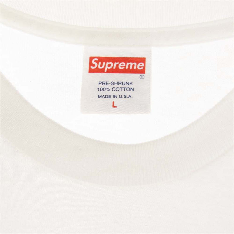 Supreme シュプリーム 20SS Loved By The Children Tee ラブ バイ ザ チルドレン キリスト 十字架 プリント 半袖 Tシャツ ホワイト系 L【中古】