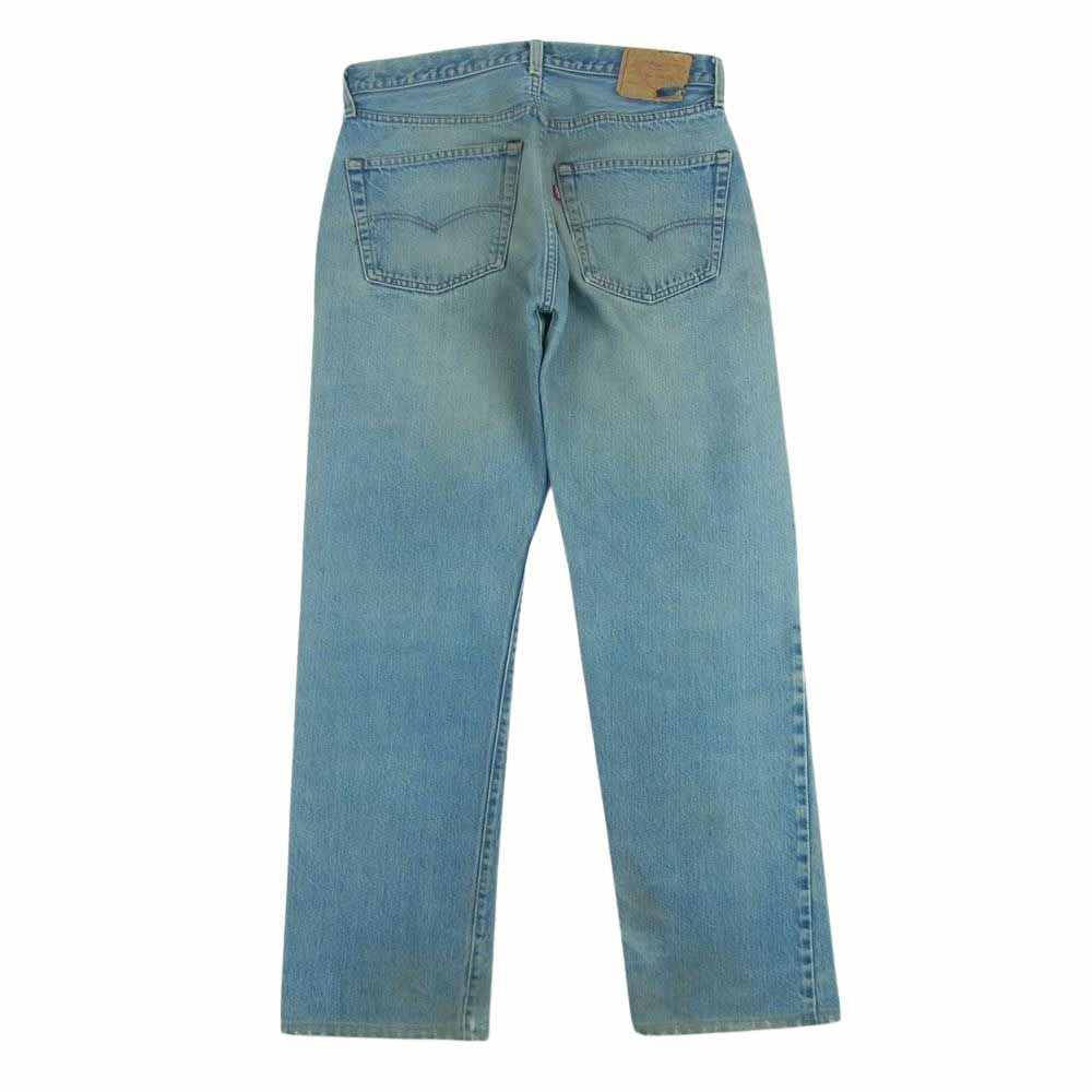 Levi's リーバイス 501 ボタン裏刻印524 赤耳 セルビッチ 黒カンヌキ デニム パンツ インディゴブルー系【中古】