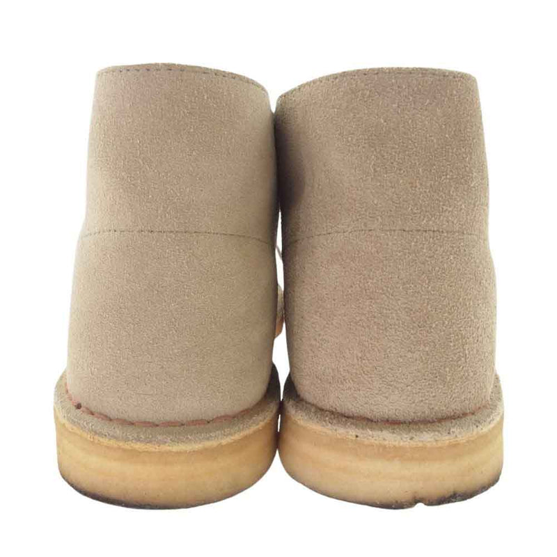 Clarks クラークス 261382357090 desert boot sand suede デザートブーツ サンド スエード スウェード グレー系 UK9【中古】