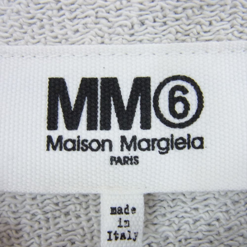 MAISON MARGIELA メゾンマルジェラ 23SS S52GU0197  MM6 エムエムシックス Oversized Sweatshirt オーバーサイズ スウェットシャツ スウェット トレーナー グレー系 M【中古】