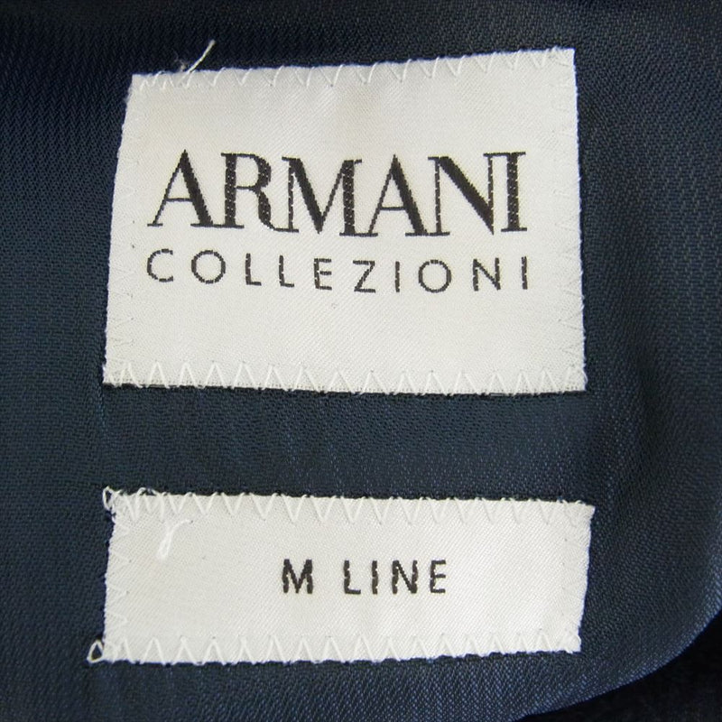 ARMANI COLLEZIONI アルマーニコレッツォーニ ストライプ 2B テーラード ジャケット スラックス パンツ セットアップ 36 パンツ30【中古】