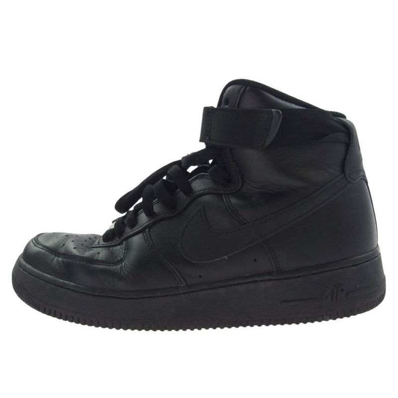 NIKE ナイキ CW2290-001 Air Force 1 High 07 Triple Black エアフォース1 ハイ 07 トリプル ブラック スニーカー ブラック系 27cm【中古】