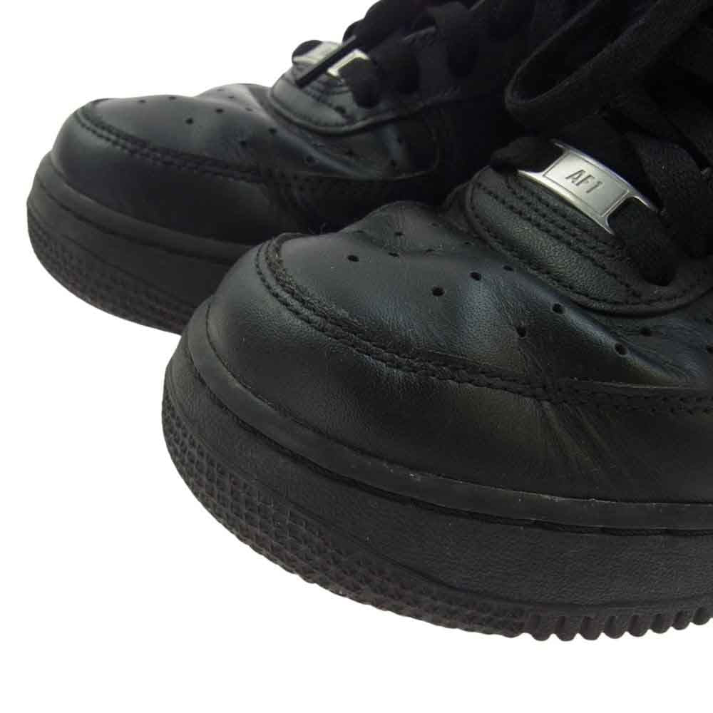 NIKE ナイキ CW2290-001 Air Force 1 High 07 Triple Black エアフォース1 ハイ 07 トリプル ブラック スニーカー ブラック系 27cm【中古】