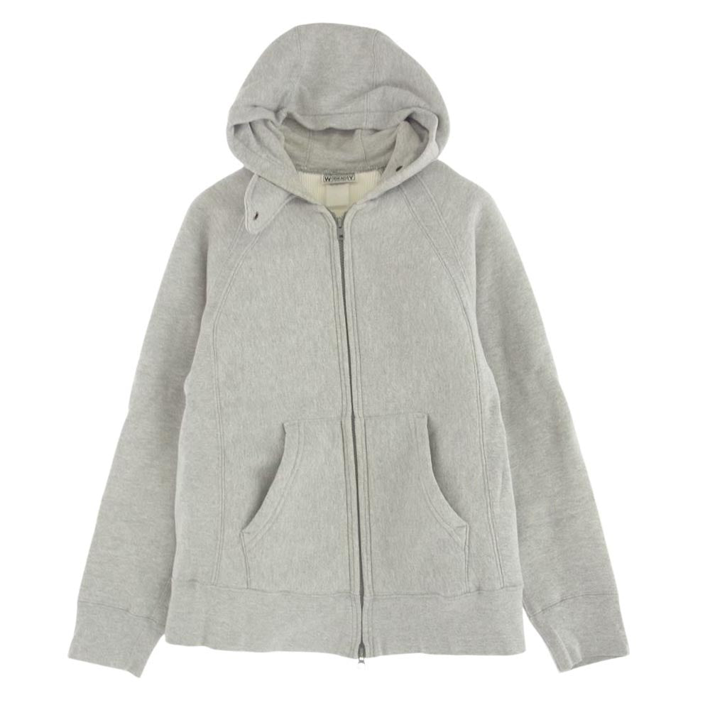 Engineered Garments エンジニアードガーメンツ EG WORKADAY ワーカデイ ジップパーカー 裏サーマル オフホワイト系 M【中古】