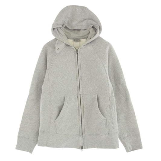 Engineered Garments エンジニアードガーメンツ EG WORKADAY ワーカデイ ジップパーカー 裏サーマル オフホワイト系 M【中古】