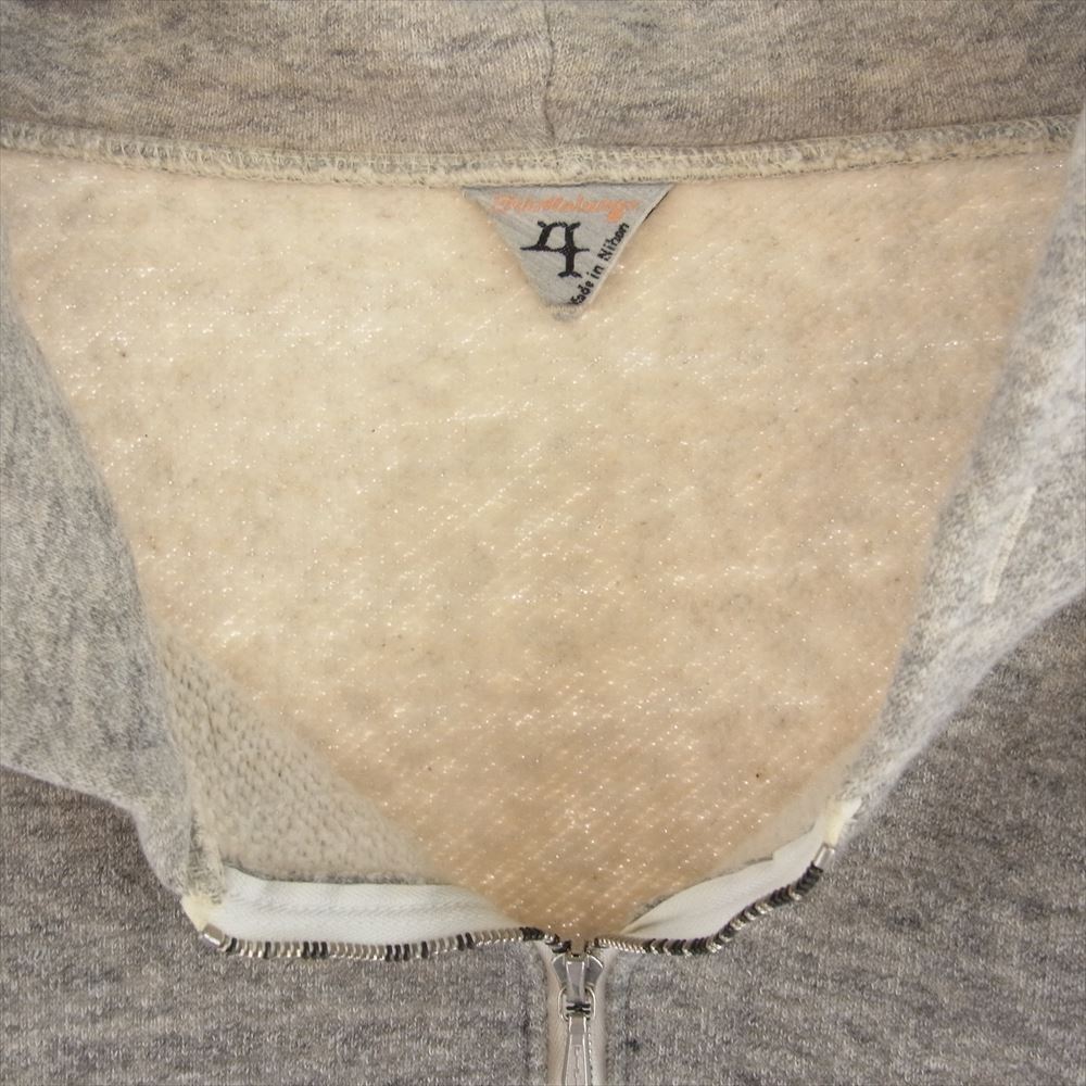 FilMelange フィルメランジェ ハーフジップ スウェットパーカー  グレー系【中古】