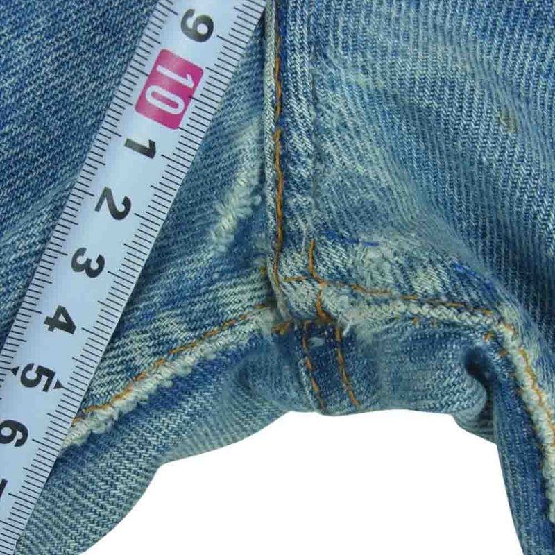 Levi's リーバイス カナダ製 505 オレンジタブ デニム パンツ コットン インディゴブルー系 W32 L34【中古】