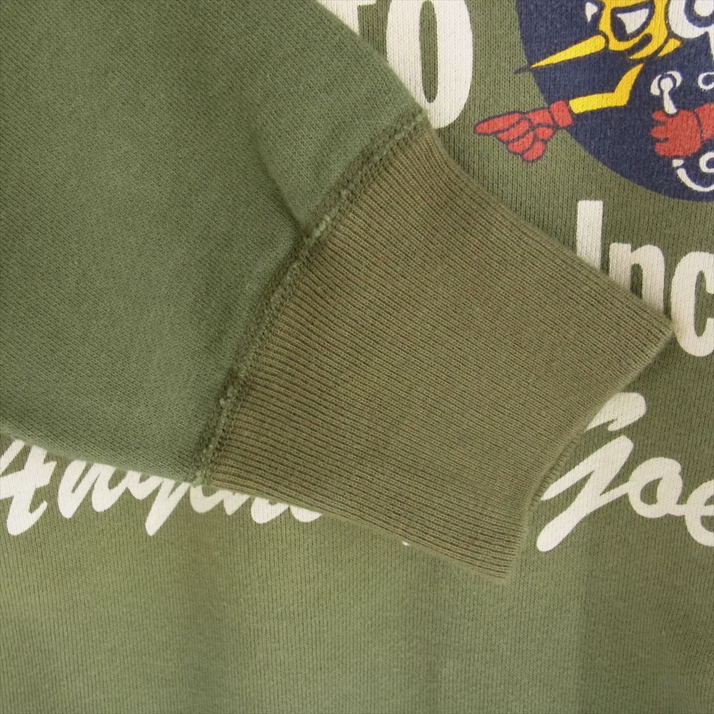 Buzz Rickson's バズリクソンズ MOSQUITO CLUB 前V スウェット カーキ系 M【中古】