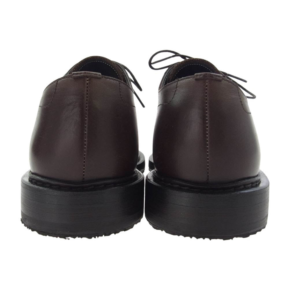 イオフム E-102G artizan derby shoes アルチザン ダービー シューズ ブラウン系 6 1/2【美品】【中古】