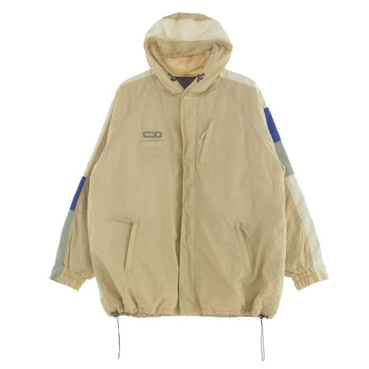 ティーエーアール TAR JK-20 COM コム フード付 ナイロン ジャケット ベージュ系 XL【中古】