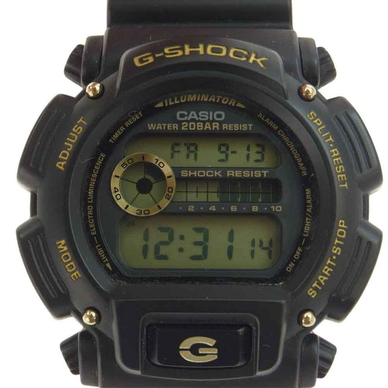 G-SHOCK ジーショック DW-9052GBX デジタル クォーツ 腕時計 ブラック系【中古】