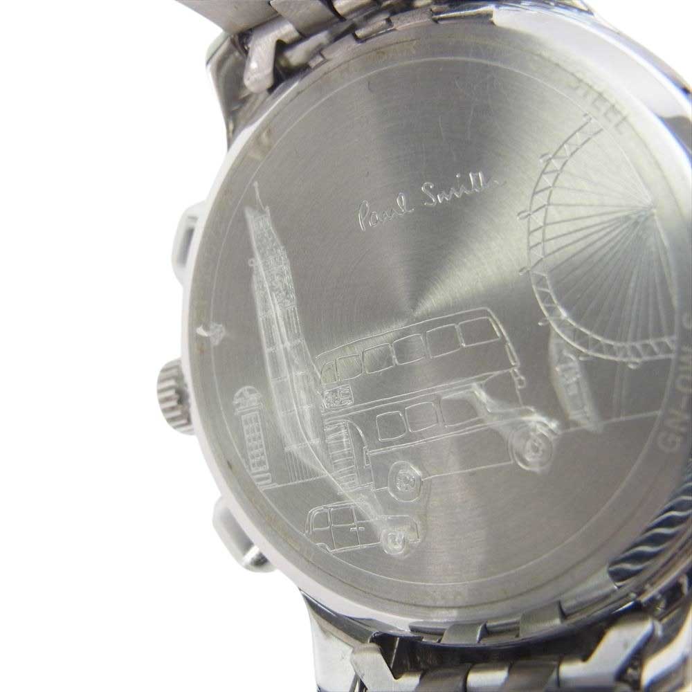 ポールスミス 6521-S087252 the city two counter chronograph シティ ツー カウンター クロノグラフ アナログ クォーツ 腕時計 シルバー系【中古】