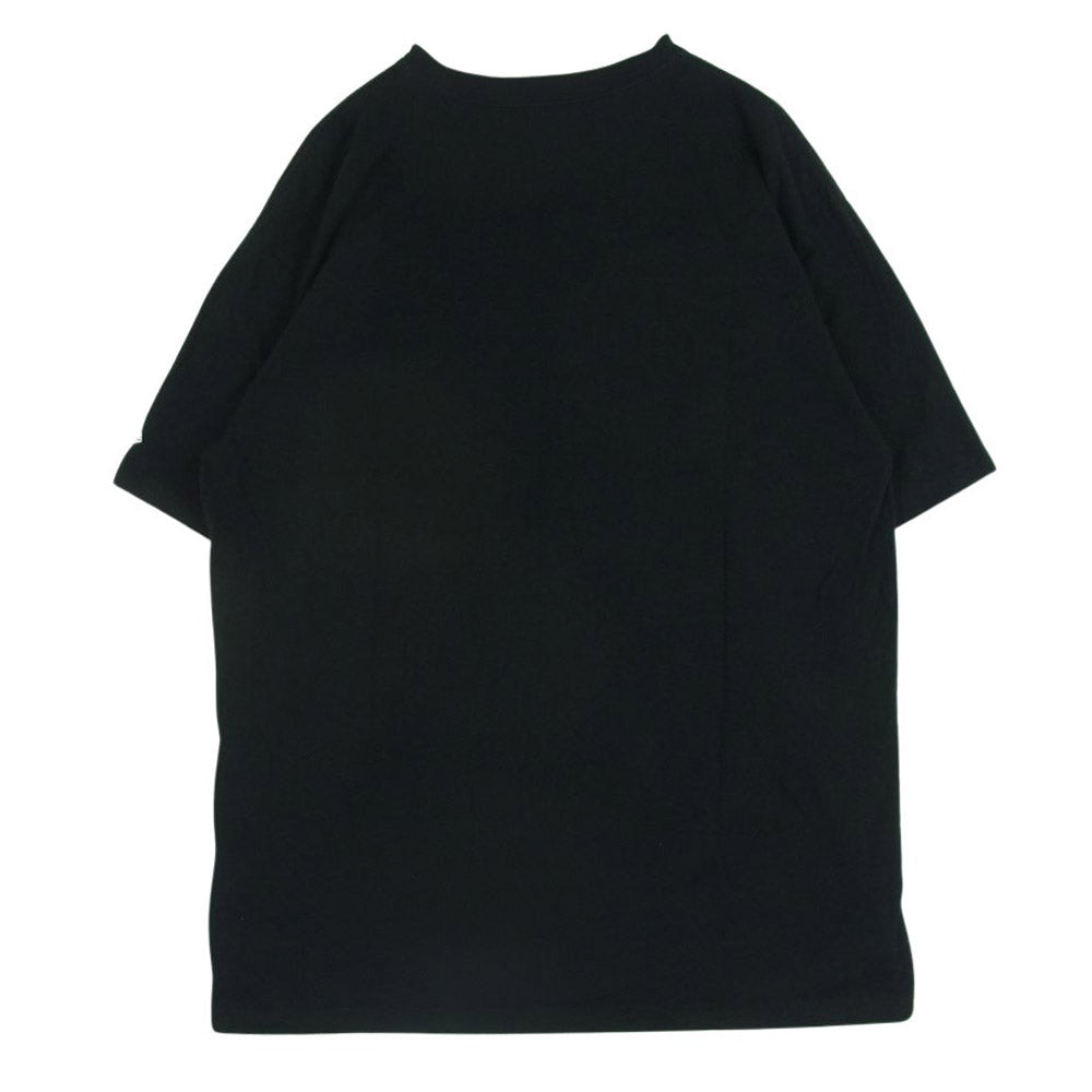 Yohji Yamamoto POUR HOMME ヨウジヤマモトプールオム 23SS HJ-T94-283 New Era ニューエラ AW99 ERASER LOGO BLACK TEE ボックス ロゴ プリント 半袖 Tシャツ ブラック系 6【中古】