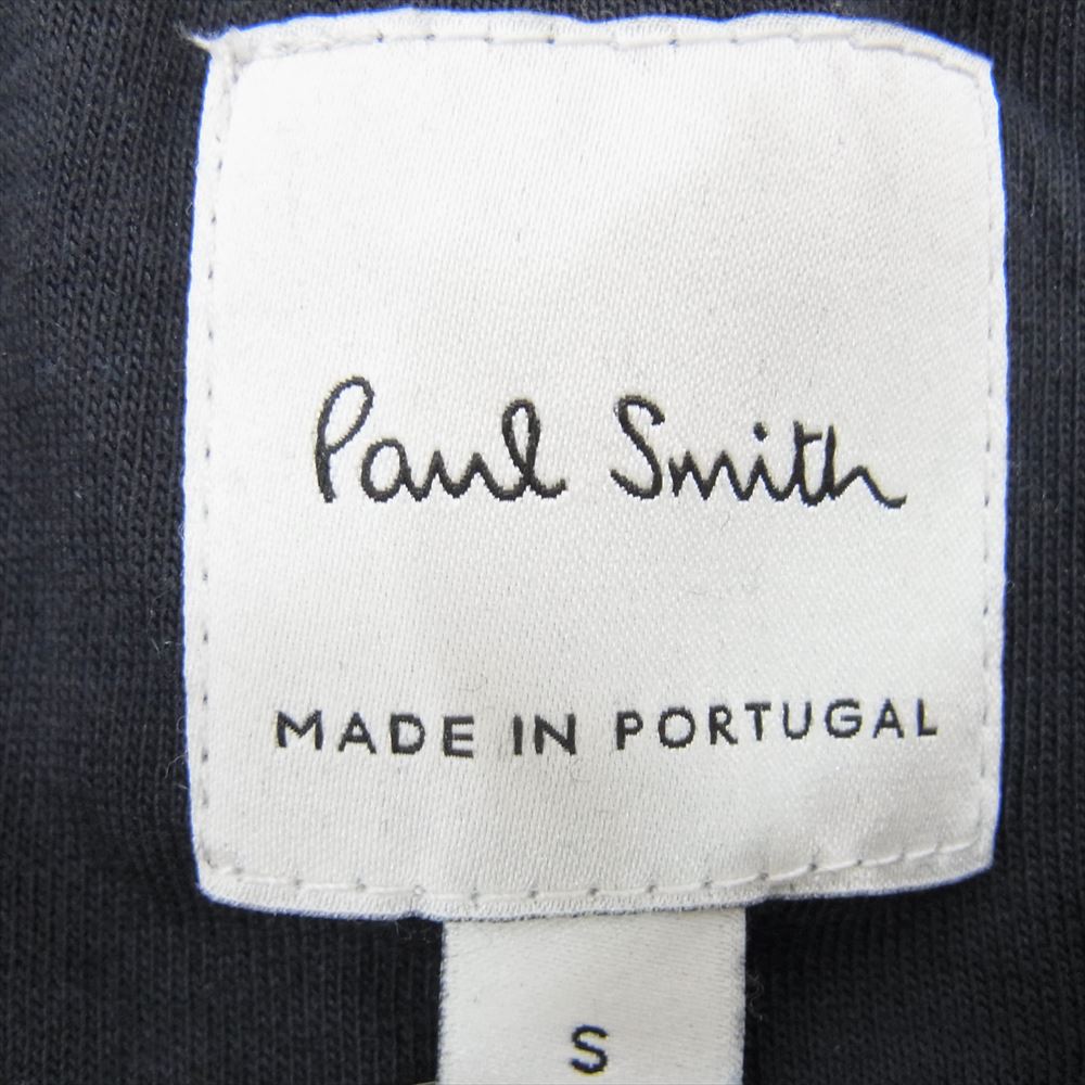 Paul Smith ポール・スミス PF-48-70876 SPLASH SWEAT スプラッシュ ペイント加工 長袖 クルーネック スウェット ブラック系 S【中古】