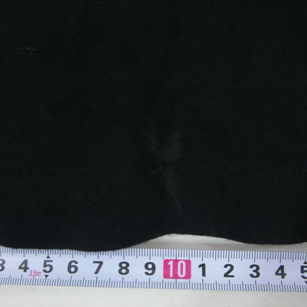 COMME des GARCONS HOMME PLUS コムデギャルソンオムプリュス 21SS PG-T019 サイドジップ 半袖 クルーネック カットソー Tシャツ ブラック系 M【中古】