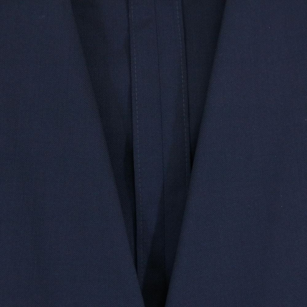 MAISON MARGIELA メゾンマルジェラ 18SS S50BN0336 国内正規品 ノーカラー カラーレス ジャケット ネイビー系 44【中古】