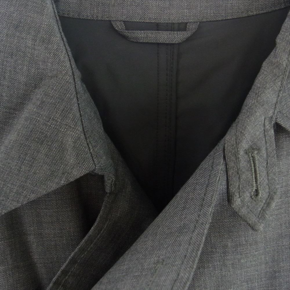 ARMANI COLLEZIONI アルマーニコレッツォーニ オーバーサイズ ダブル トレンチ コート グレー系 56【中古】
