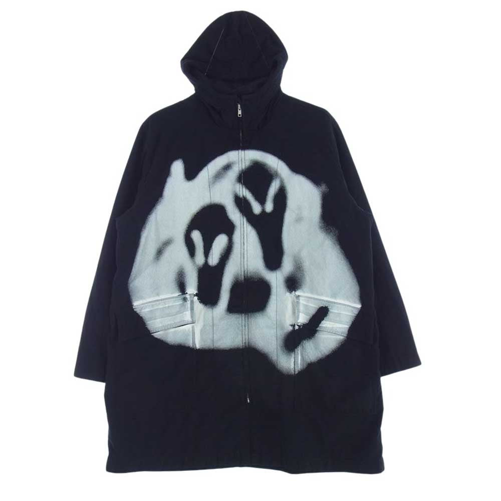 Supreme シュプリーム 20AW × Yohji Yamamoto Parka ヨウジヤマモト パーカー M-51 フロントジップ ロングコート ブラック系 M【中古】