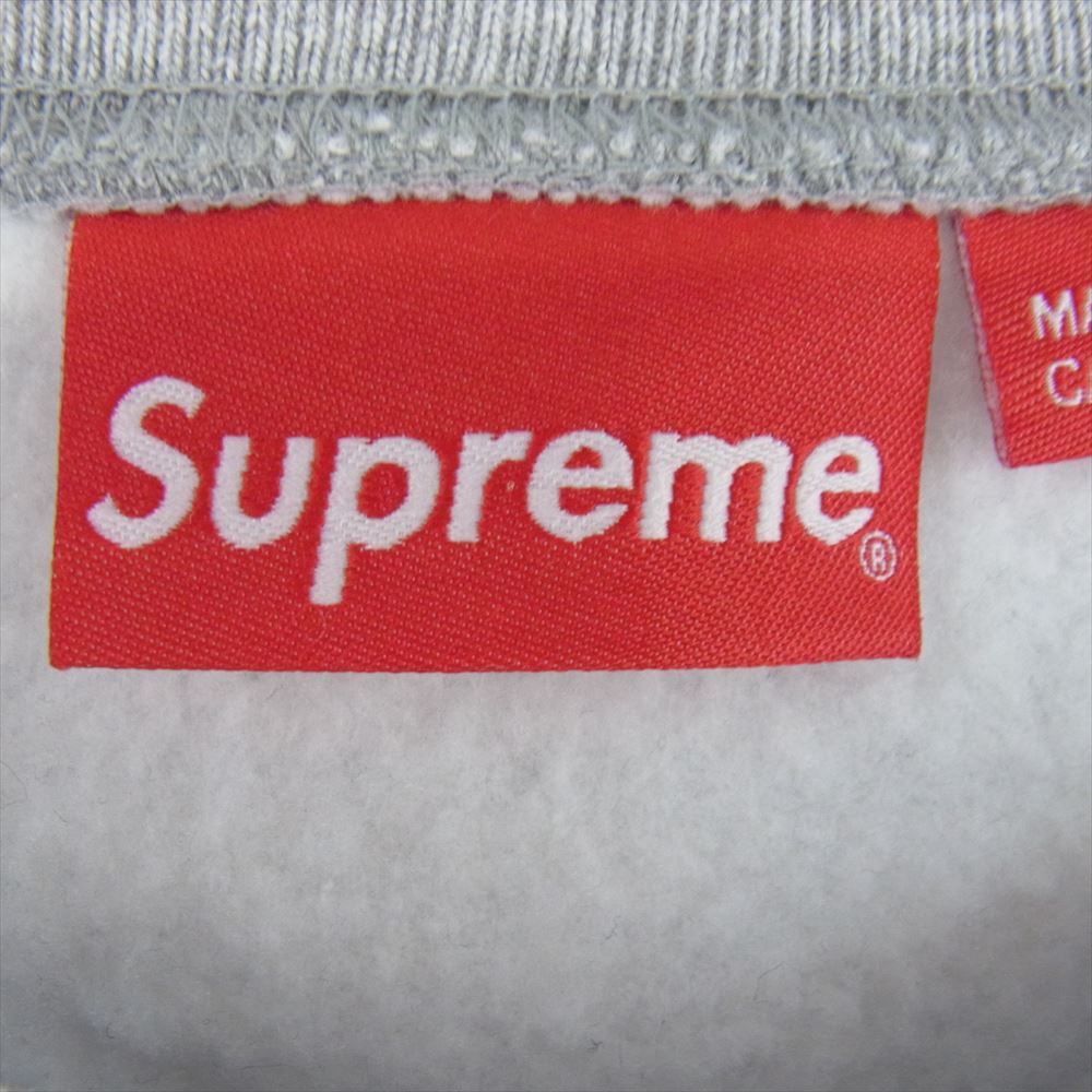 Supreme シュプリーム 22AW Box Logo Crewneck ボックスロゴ クルーネック 長袖 スウェット トレーナー グレー系 L【中古】