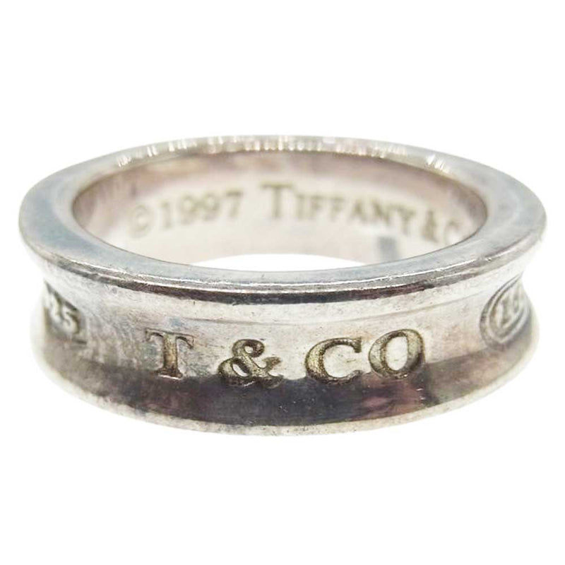 TIFFANY&Co. ティファニー ロゴ ナロー リング シルバー系 7.5号【中古】