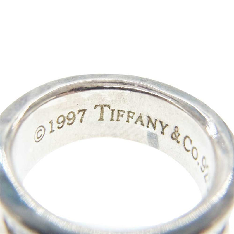 TIFFANY&Co. ティファニー ロゴ ナロー リング シルバー系 7.5号【中古】