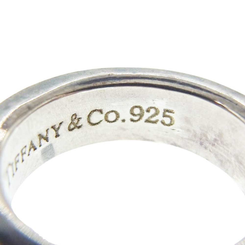 TIFFANY&Co. ティファニー ロゴ ナロー リング シルバー系 7.5号【中古】