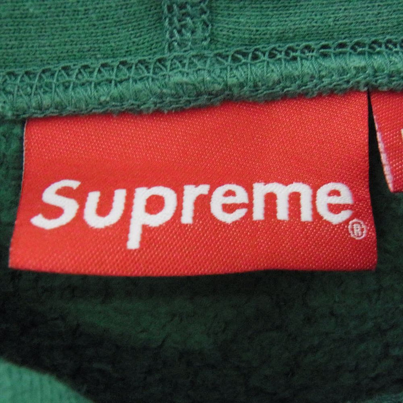 Supreme シュプリーム 21SS × KAWS Chalk Logo Hooded Sweatshirs カウズ チョークロゴ スウェット プルオーバー パーカー グリーン系 M【中古】