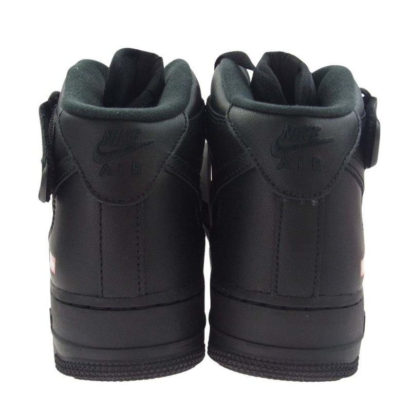 Supreme シュプリーム 24AW FZ8784-001 × Nike Air Force 1 Mid Black FW24 ナイキ エアフォース1 ミッド スニーカー ブラック系 27cm【新古品】【未使用】【中古】