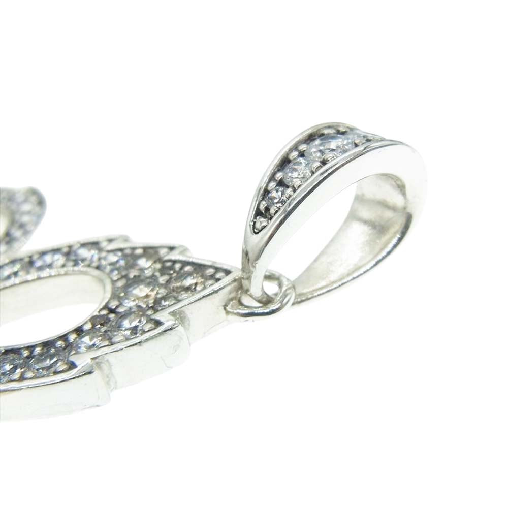 Justin Davis ジャスティンデイビス SPJ282 SPARKLING F.D.L スパークリング クラウン ネックレス ペンダント トップ シルバー系【中古】