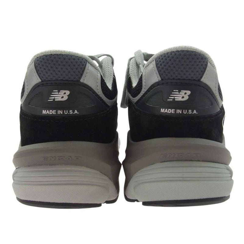 NEW BALANCE ニューバランス M990BK6 990 V6 Black with Shoelace ローカット スニーカー ブラック系 27cm【美品】【中古】