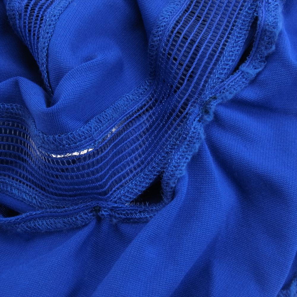 タダシショージ 6L16507L オフショルダー ティアード マーメイド ロング ドレス  ブルー系 S【中古】