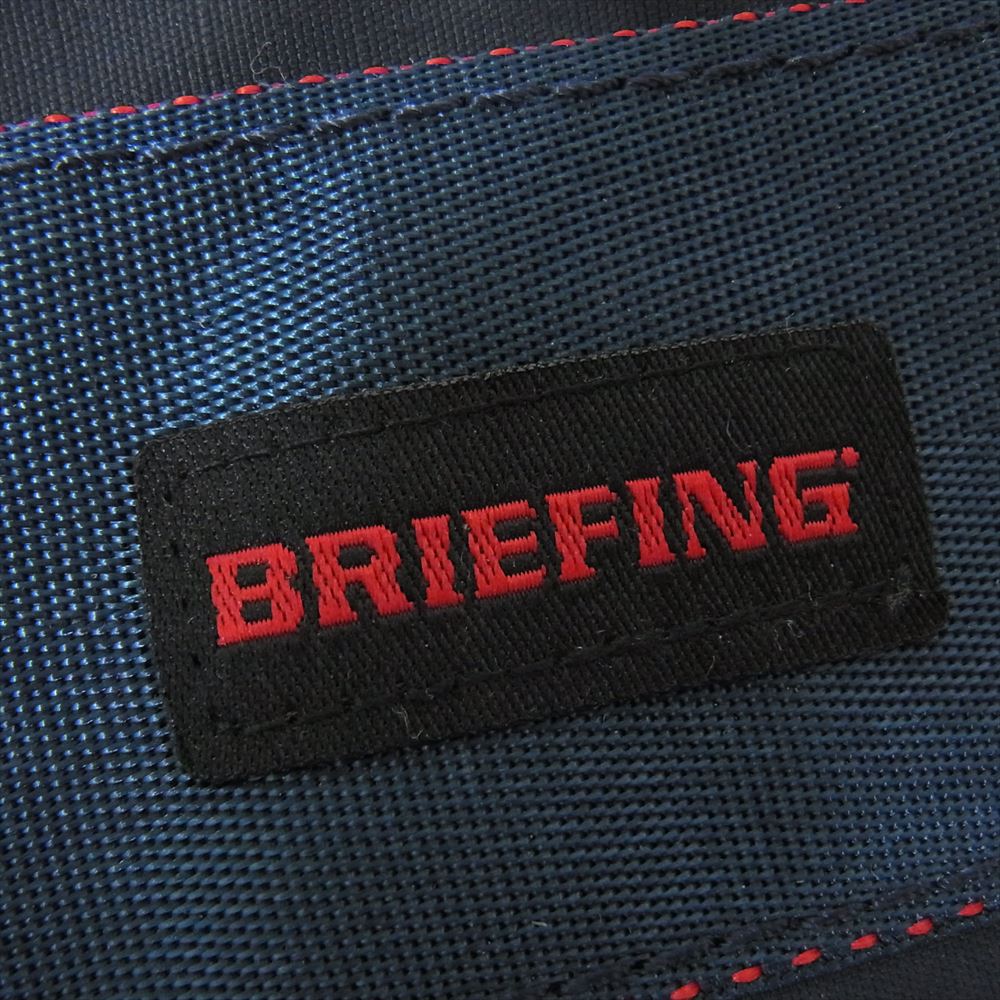 BRIEFING ブリーフィング BRM181607 FRAT POUCH S MW フラット ポーチ ネイビー系【中古】