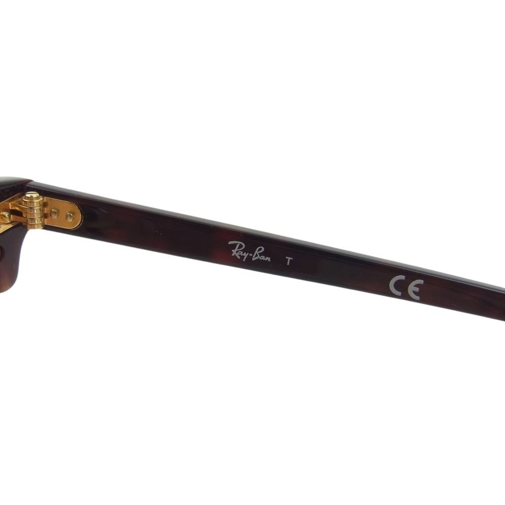Ray-Ban レイバン RB5154 Clubmaster Optics 度入り クラブマスター オプティクス メガネ アイウェア フレーム：ブラウン系、ゴールド系 49□21 140【中古】