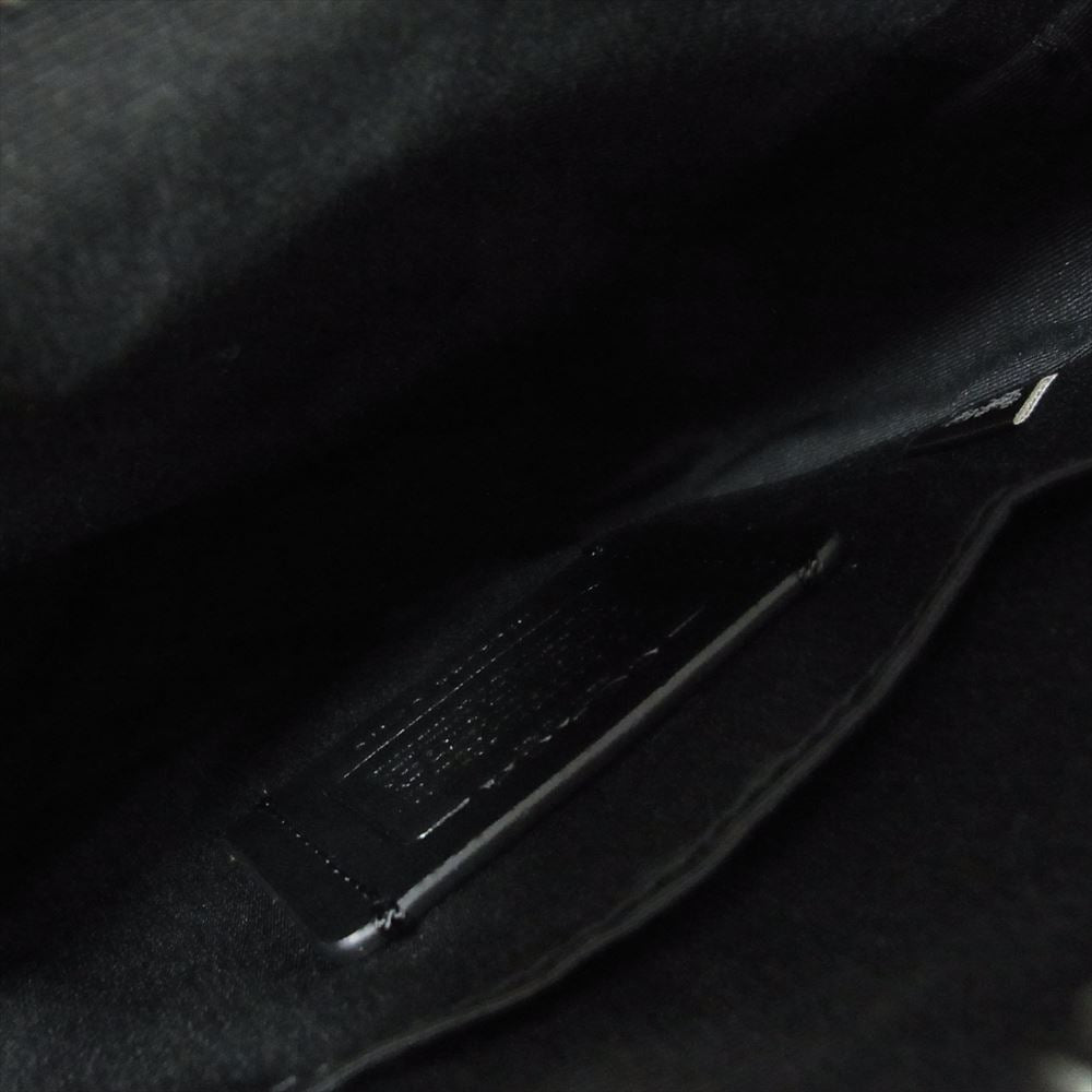 COACH コーチ CP178 サリバン クロスボディ スクエア ショルダーバッグ ブラック系【美品】【中古】