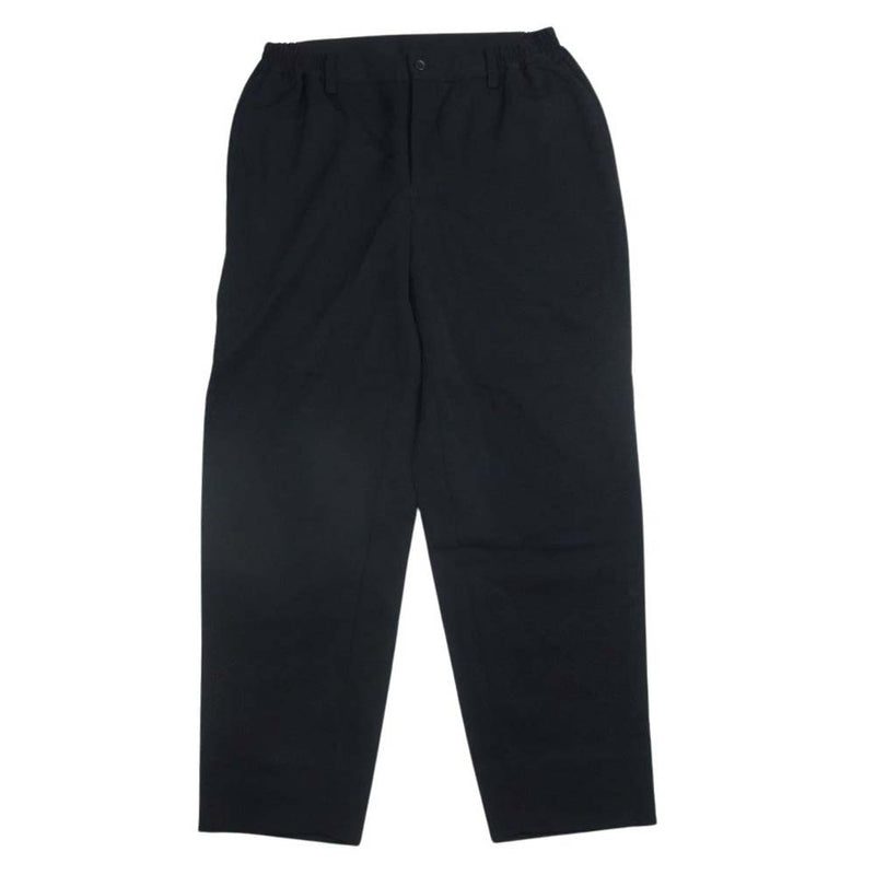 COMME des GARCONS HOMME DEUX コムデギャルソンオムドゥ DC-P029 ウール ワイド テーパード イージー スラックス パンツ ブラック系 XS【中古】