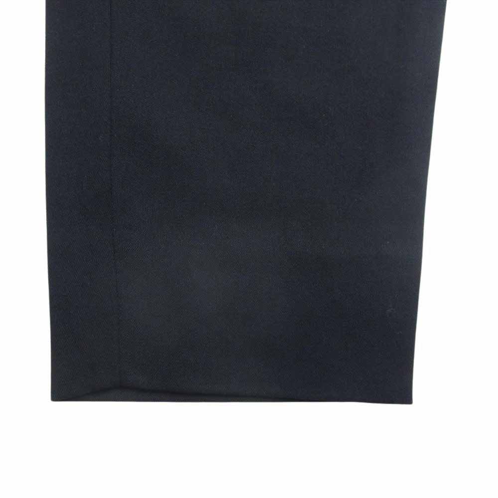 COMME des GARCONS HOMME DEUX コムデギャルソンオムドゥ DC-P029 ウール ワイド テーパード イージー スラックス パンツ ブラック系 XS【中古】