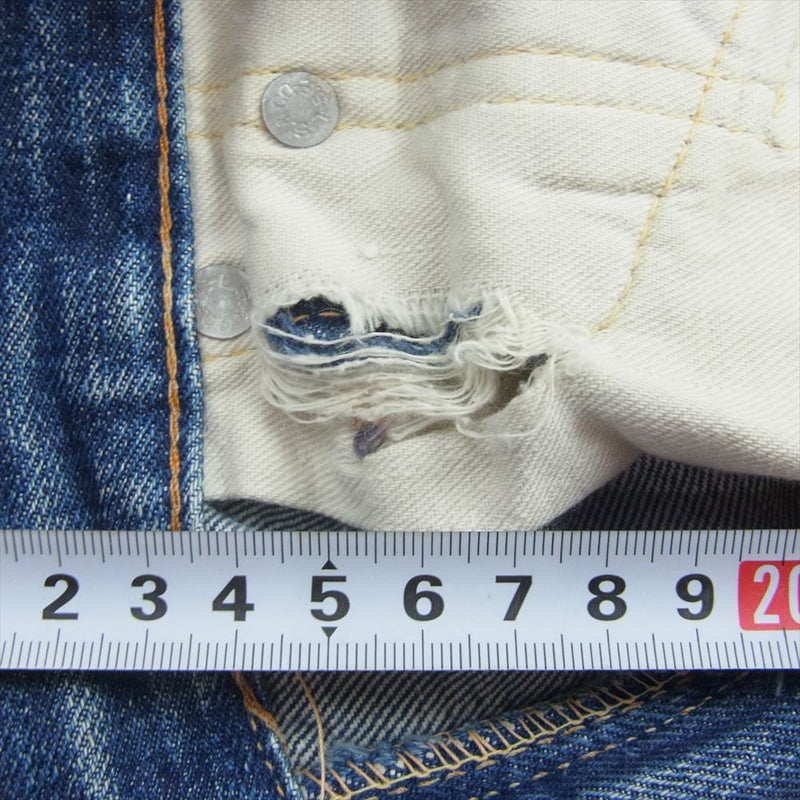 Levi's リーバイス ヴィンテージ 70s 505 66前期 スモールe  刻印5 42TALON デニム パンツ インディゴブルー系【中古】