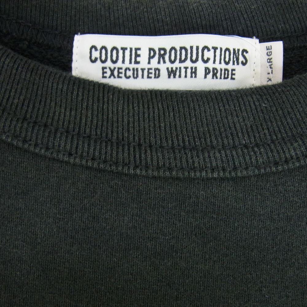 COOTIE クーティー GLORY BOUND グローリーバウンド プリント 長袖 スウェット トレーナー ブラック系 XL【中古】