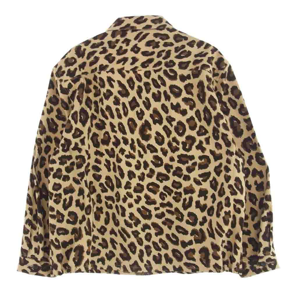 WACKO MARIA ワコマリア 113113104 × McGREGOR LEOPARD DRIZZLER JACKET マクレガー レオパード ドリズラー ジャケット ジップアップ ブルゾン XL【中古】